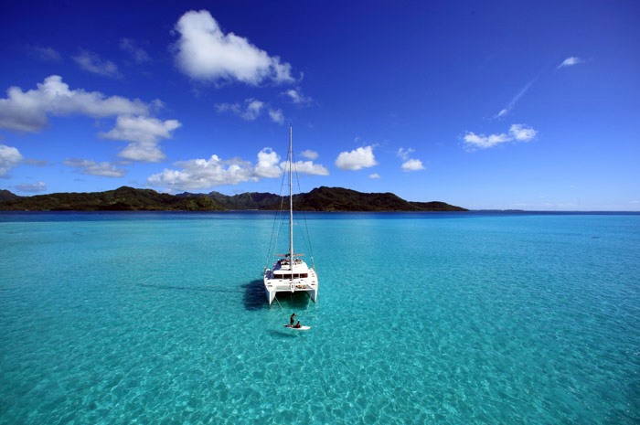 Catamaran Bora Bora Tahaa y Raiatea