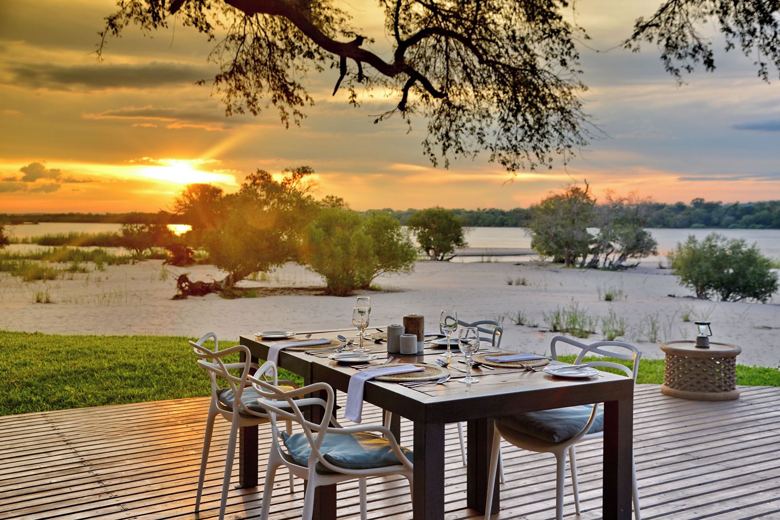 Chundu Island en Victoria Falls