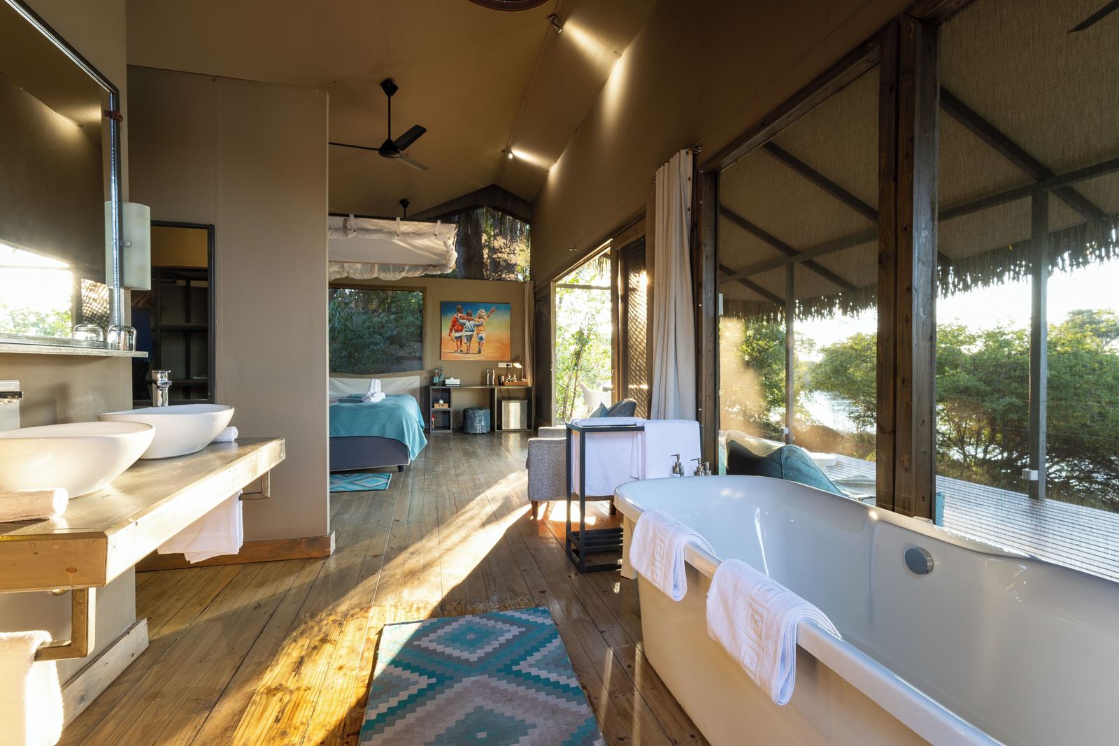 Chundu Island en Victoria Falls