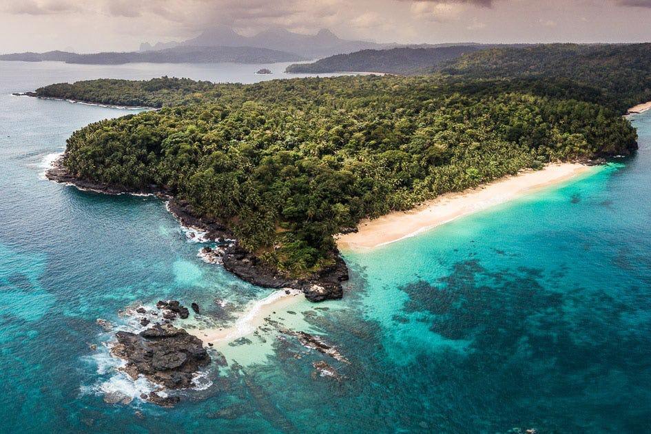 Sundy Praia en Isla Principe