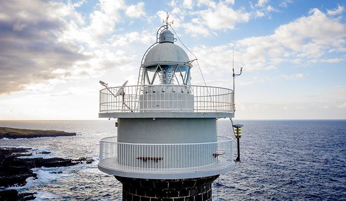 Faro de Punta Cumplida en La Palma