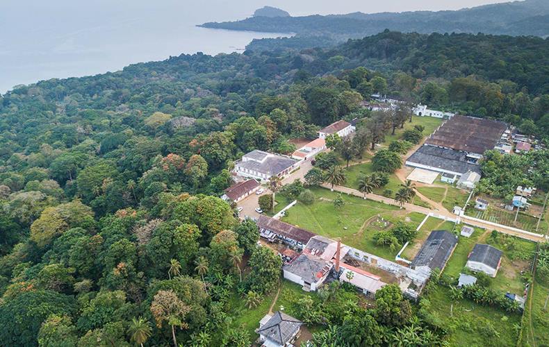 Roca Sundy en Isla Principe