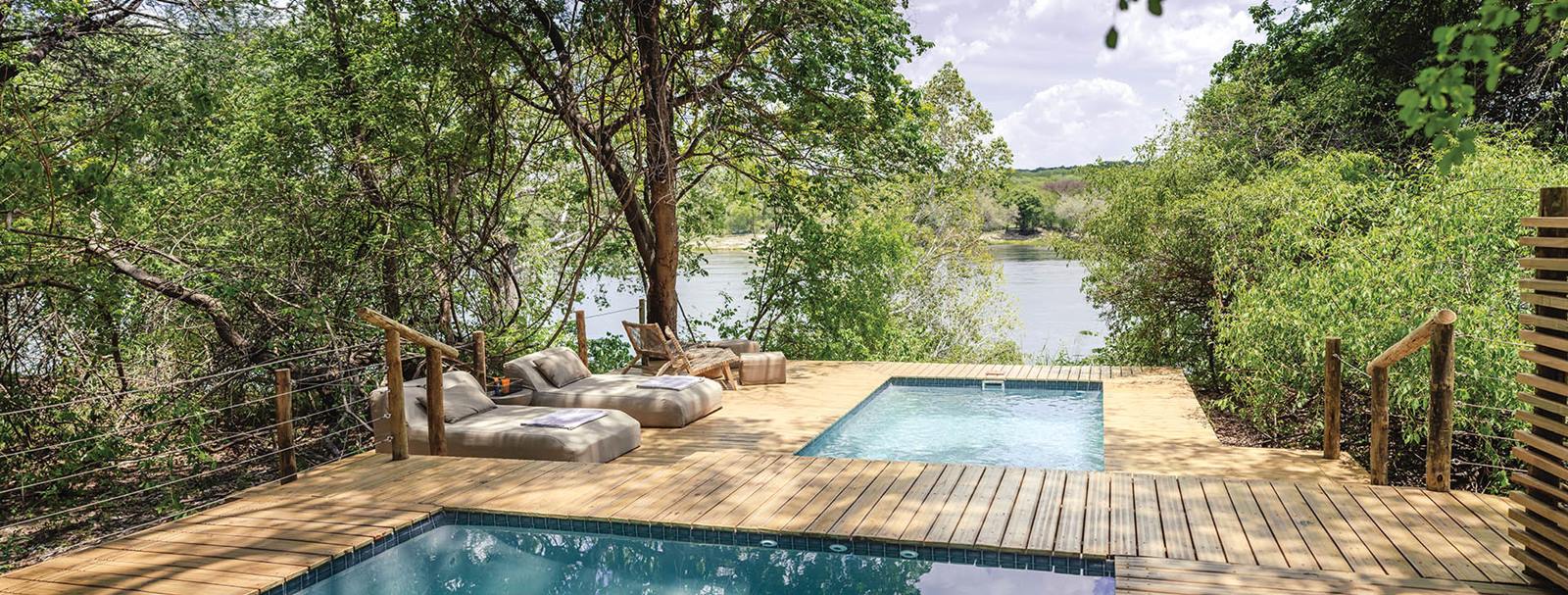 Tsowa Safari Island en Zambezi National Park